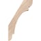 Ekena Millwork 5 1/2"W x 12"D x 20"H Olympic Smooth Knee Brace, Douglas Fir BRC06X12X20OLY00SDF - alternate 4